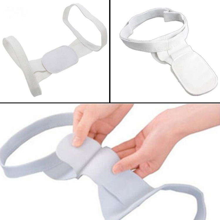 Adjustable Women Back Posture Corrector Shoulder Support Brace Belt Health Care Back Posture Belt, Size:XL (White) - Corrector by PMC Jewellery | Online Shopping South Africa | PMC Jewellery