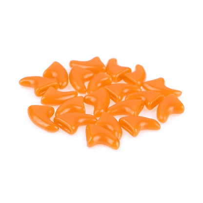 20 PCS Silicone Soft Cat Nail Caps / Cat Paw Claw / Pet Nail Protector/Cat Nail Cover, Size:L(Orange) - Pet Care by PMC Jewellery | Online Shopping South Africa | PMC Jewellery