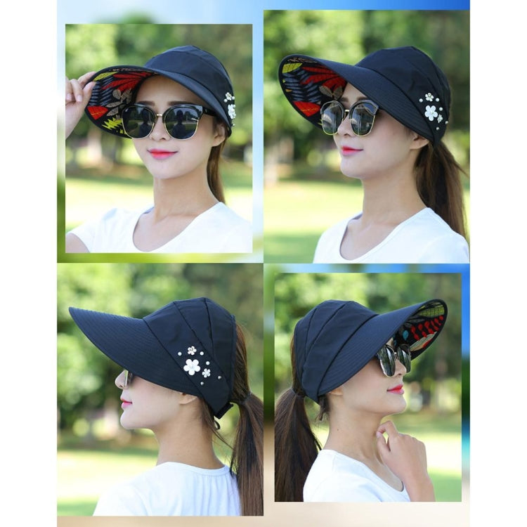 Women Summer Casual  Going Out Ultraviolet-proof Korean Style Folded Sun Block Hat Breathable And Light - Peaked Cap by PMC Jewellery | Online Shopping South Africa | PMC Jewellery