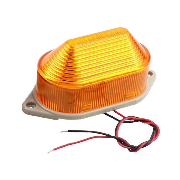 AC220V Led Mini Strobe Signal Warning Light Silent Warning Light(Orange) - Warning Lights by PMC Jewellery | Online Shopping South Africa | PMC Jewellery