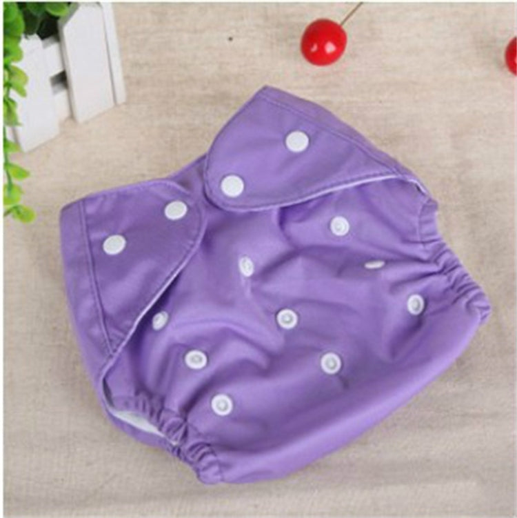 Baby Cloth Reusable Diapers Nappies Washable Newborn Ajustable Diapers Nappy Changing Diaper Children Washable Cloth Diapers, Size:thick(Purple) - Children Underwear by PMC Jewellery | Online Shopping South Africa | PMC Jewellery