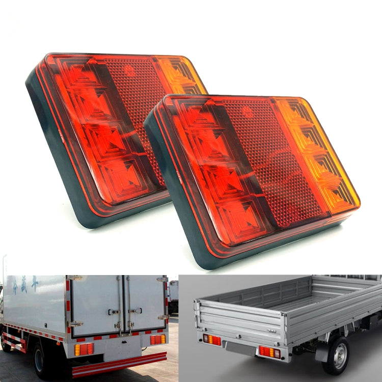 2 PCS CNSUNNY LIGHT DC 12V Car Truck Trailer Caravans LED Rear Tail Warning Brake Lights - Brake Lights by PMC Jewellery | Online Shopping South Africa | PMC Jewellery