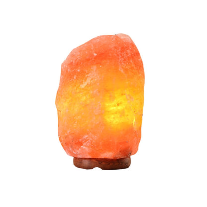 USB Power Himalayan Crystal Rock Salt Desk Lamp Night Light With Wood Base & E14 Bulb & Switch, Size:2-3kg(Colorful Light) - Night Lights by PMC Jewellery | Online Shopping South Africa | PMC Jewellery