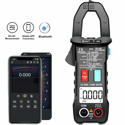 BSIDE  Bluetooth 5.0 6000 Words High Precision Smart AC Clamp Meter, Specification: ZT-5BQ+C3140 Clip - Digital Multimeter by BSIDE | Online Shopping South Africa | PMC Jewellery