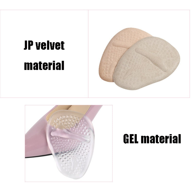 5 Pairs Sweat-Absorbent Breathable Non-Slip Forefoot Pad High Heels Anti-Pain Pad, Random Color Delivery, Size:Free Size - Shoes Care by PMC Jewellery | Online Shopping South Africa | PMC Jewellery