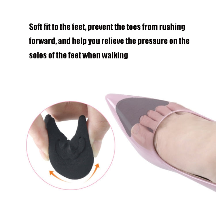 1 Pair Thickened Reduced Size Detachable Corrugated Soft Summer Forefoot Pad Toe Plug, Random Color Delivery - Shoes Care by PMC Jewellery | Online Shopping South Africa | PMC Jewellery