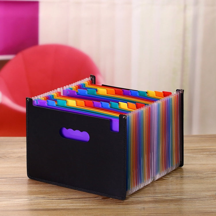 Organ Expanding Colored File Folder A4 Organizer Portable Business Office Supplies, Size: 33x23.5cm, Size:37 Pockets - File Folder by PMC Jewellery | Online Shopping South Africa | PMC Jewellery