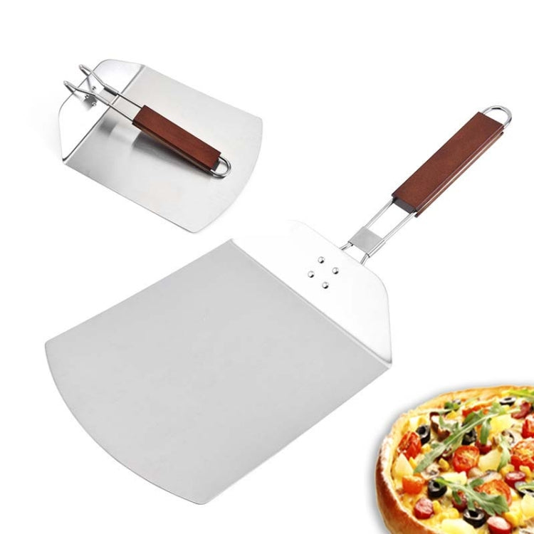 Stainless Steel Folding Pizza Spatula Square Cake Transfer Spatula Baking Tools - Baking Pastry Tools by PMC Jewellery | Online Shopping South Africa | PMC Jewellery