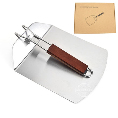 Stainless Steel Folding Pizza Spatula Square Cake Transfer Spatula Baking Tools - Baking Pastry Tools by PMC Jewellery | Online Shopping South Africa | PMC Jewellery