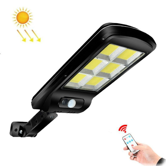 30W Solar Power Human Body Induction + Light Control Street Light Multi-Function Remote Control Outdoor Lighting 6COB with RC - LED Street Light by PMC Jewellery | Online Shopping South Africa | PMC Jewellery