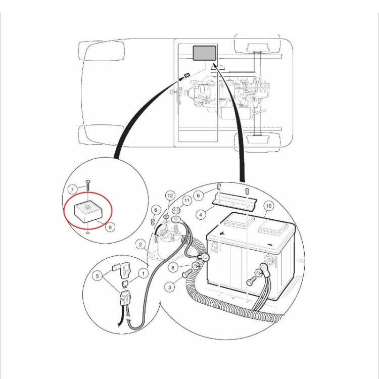 2020A.1.2 Golf Cart Rectifier 1015777 102711201 Club Car - Voltage Stabilizer by PMC Jewellery | Online Shopping South Africa | PMC Jewellery