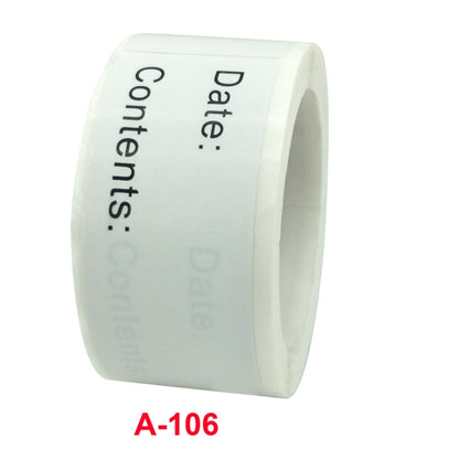 10 PCS Roll Home Kitchen Food Marking Date Sticker Label, Size: 1 x 3 inch(A-106) - Printer Paper & Stickers by PMC Jewellery | Online Shopping South Africa | PMC Jewellery