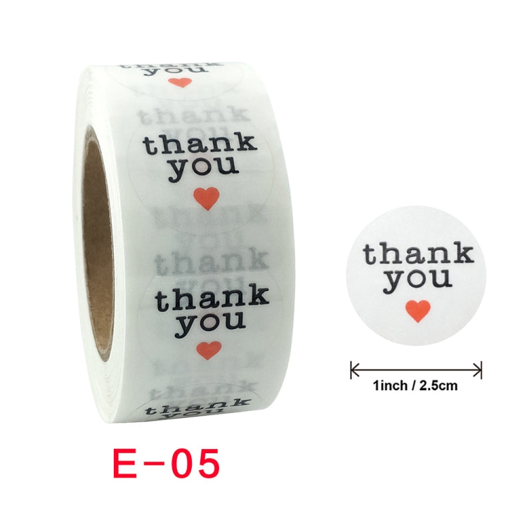 3 PCS Thank You Label Baking Wedding Decoration Sticker, Size: 2.5cm / 1inch(E-05) - Sticker & Tags by PMC Jewellery | Online Shopping South Africa | PMC Jewellery