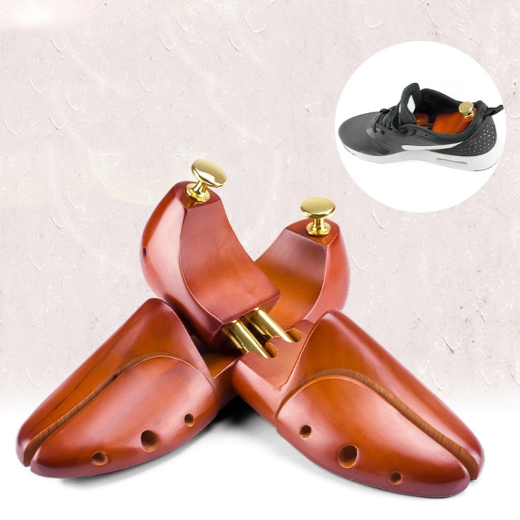 1 Pair Solid Wood Retractable Shoe Last Adjustable Shoe Supporter Shaping Moisture-Proof Shoe Support(37-38) - Shoes Care by PMC Jewellery | Online Shopping South Africa | PMC Jewellery