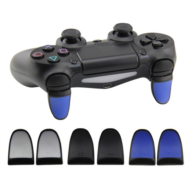 2 Pairs Gamepad Extended Buttons L2R2 Buttons Suitable For PS4(Black) - Gamepads by PMC Jewellery | Online Shopping South Africa | PMC Jewellery