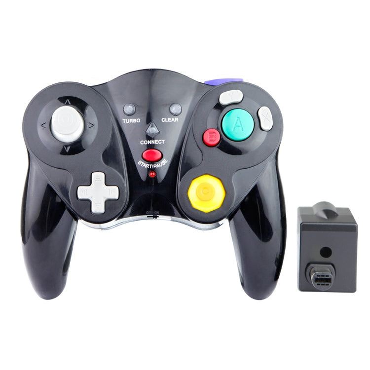 HY-5201 2.4HGz Wireless Gamepad For Nintendo NGC, Color of the product: Black - Gamepads by PMC Jewellery | Online Shopping South Africa | PMC Jewellery