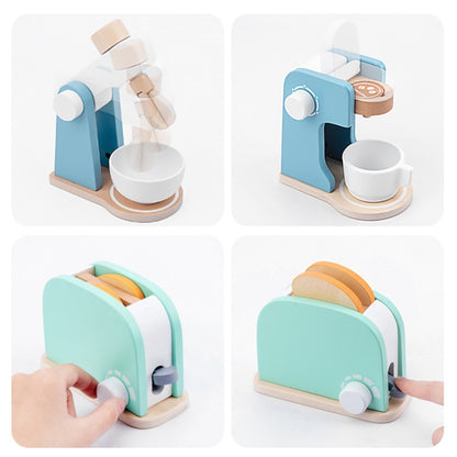 Children Simulation Kitchen Set Baby Wooden Food Cutting Pretend Play Toy Juicer - Pretend Play Toys by PMC Jewellery | Online Shopping South Africa | PMC Jewellery