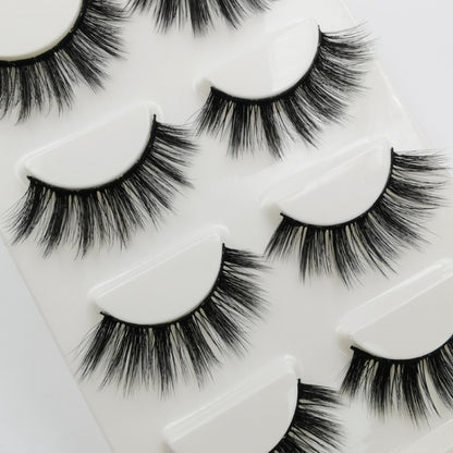 2 PCS 4 Pairs In One Box Handmade Mink False Eyelashes Slender And Long Three-Dimensional Multilayer Eyelashes(G107) - Eyes by PMC Jewellery | Online Shopping South Africa | PMC Jewellery