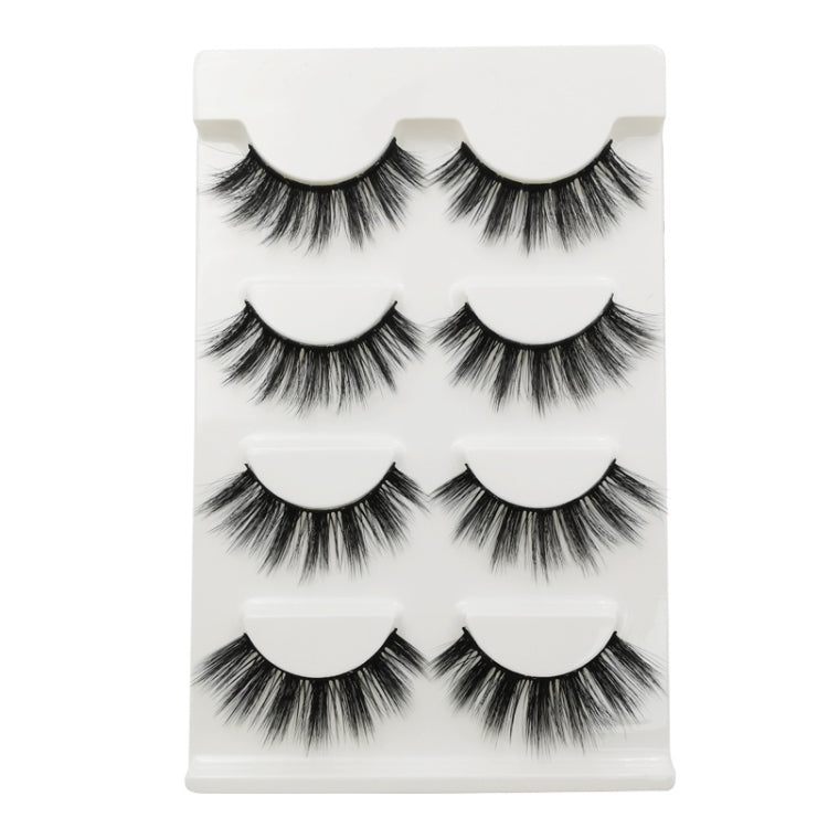 2 PCS 4 Pairs In One Box Handmade Mink False Eyelashes Slender And Long Three-Dimensional Multilayer Eyelashes(G107) - Eyes by PMC Jewellery | Online Shopping South Africa | PMC Jewellery