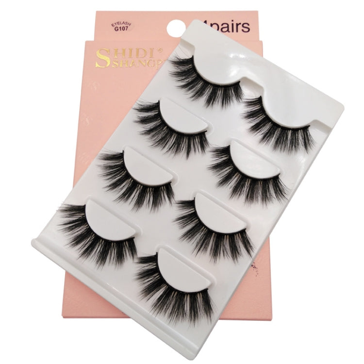 2 PCS 4 Pairs In One Box Handmade Mink False Eyelashes Slender And Long Three-Dimensional Multilayer Eyelashes(G107) - Eyes by PMC Jewellery | Online Shopping South Africa | PMC Jewellery