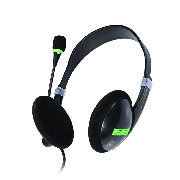 Computer USB Interface Headphone Aviation Headset with Microphone - Multimedia Headset by PMC Jewellery | Online Shopping South Africa | PMC Jewellery