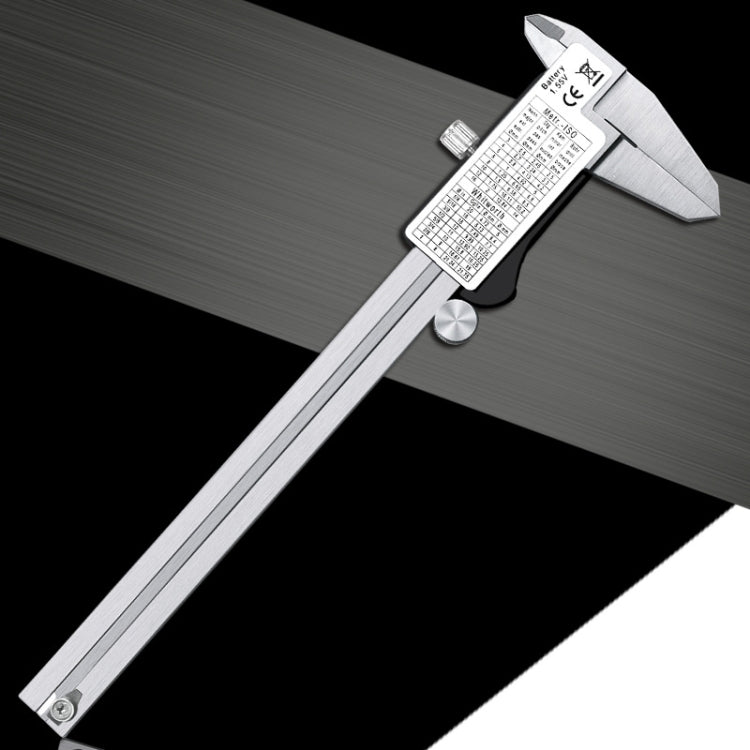 0-150mm Plastic Meter Stainless Steel Body Digital Display Electronic High-Precision Vernier Caliper, Specification: 2 Units of mm/inch - Measuring Tools by PMC Jewellery | Online Shopping South Africa | PMC Jewellery