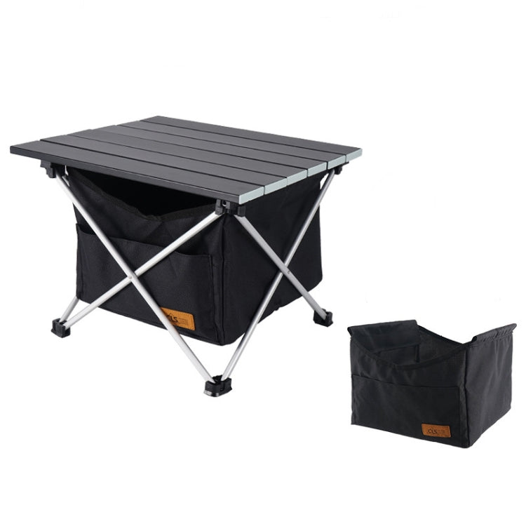 CLS Outdoor Folding Picnic Table Storage Hanging Bag Portable Invisible Pocket Storage Hanging Pocket,Style: Black Table + Small Pocket - Outdoor Folding Tables by PMC Jewellery | Online Shopping South Africa | PMC Jewellery