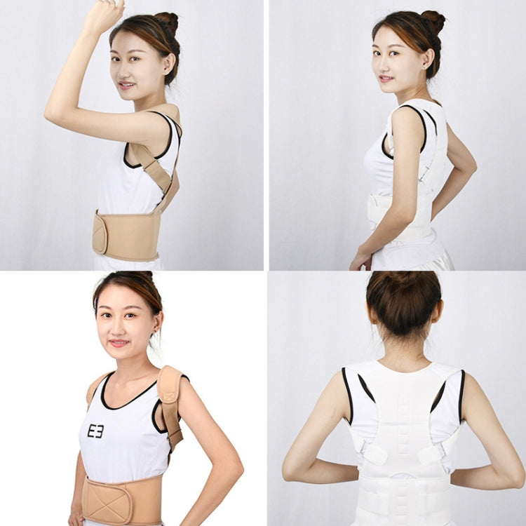 Adult Back Posture Correction Belt Kyphosis Correction Body Restraint Belt, Specification: M(White) - Corrector by PMC Jewellery | Online Shopping South Africa | PMC Jewellery