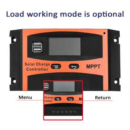 MPPT 12V/24V Automatic Identification Solar Controller With USB Output, Model: 40A - Others by PMC Jewellery | Online Shopping South Africa | PMC Jewellery