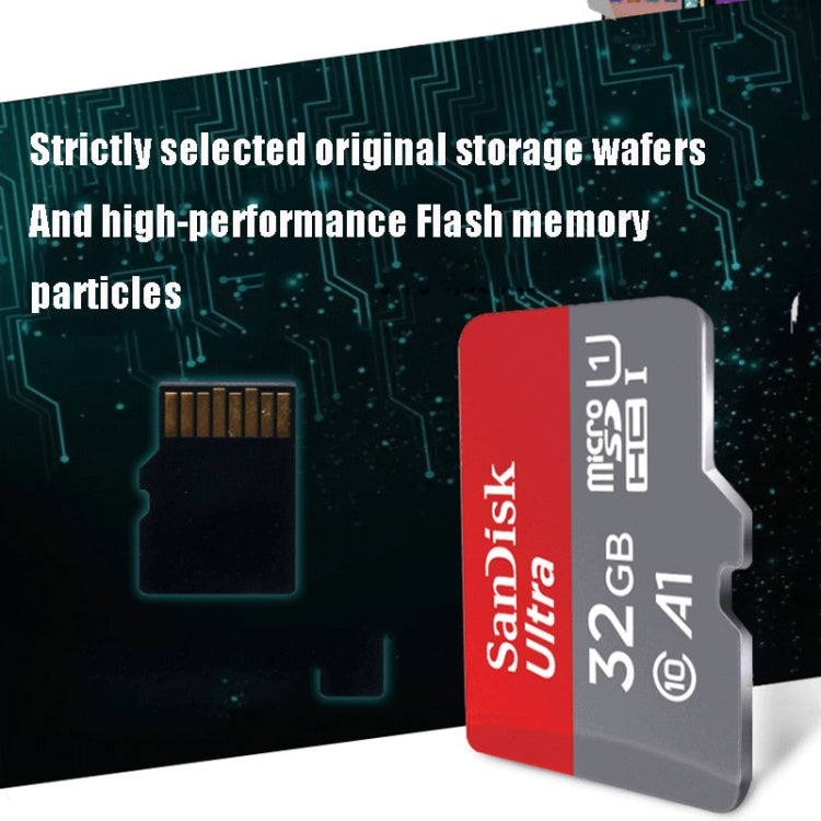 SanDisk A1 Monitoring Recorder SD Card High Speed Mobile Phone TF Card Memory Card, Capacity: 32GB-98M/S - Micro SD Card by SanDisk | Online Shopping South Africa | PMC Jewellery