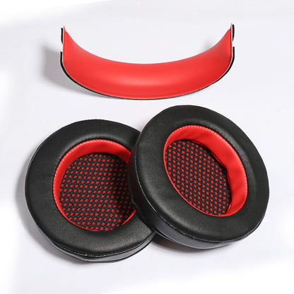 2 PCS Gaming Headset Case Headphone Beam For Edifier HECATE G4 earmuffs (Black Red) - Earmuff & Pad by PMC Jewellery | Online Shopping South Africa | PMC Jewellery