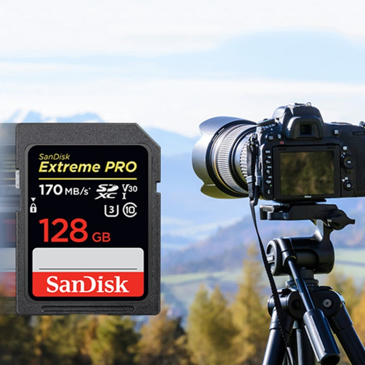 SanDisk Video Camera High Speed Memory Card SD Card, Colour: Black Card, Capacity: 128GB - SD Card by SanDisk | Online Shopping South Africa | PMC Jewellery