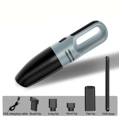 Car Handheld Portable Vacuum Cleaner Small Car Vacuum Cleaner Wireless Black Gray - Vacuum Cleaner by PMC Jewellery | Online Shopping South Africa | PMC Jewellery