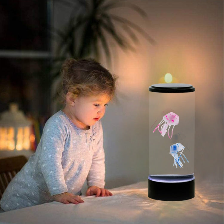 Desktop Simulation Cylindrical Jellyfish Light LED Colorful Atmosphere Night Light - Night Lights by PMC Jewellery | Online Shopping South Africa | PMC Jewellery