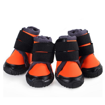 Pet Shoes Small Medium & Large Dogs Outdoor Sports Climbing Non-Slip Shoes, Size: 70(Orange) - Shoes by PMC Jewellery | Online Shopping South Africa | PMC Jewellery