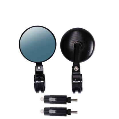 Motorcycle Modified Rearview Mirror CNC Handle Mirror Accessories(Black) - Side Mirrors by PMC Jewellery | Online Shopping South Africa | PMC Jewellery