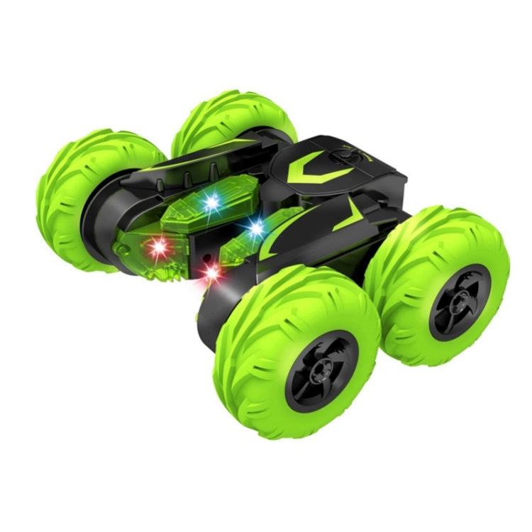 Double-Sided 360-Degree Lighting Stunt Car Climbing And Rolling Remote Control Off-Road Vehicle(Black Green) - RC Cars by PMC Jewellery | Online Shopping South Africa | PMC Jewellery