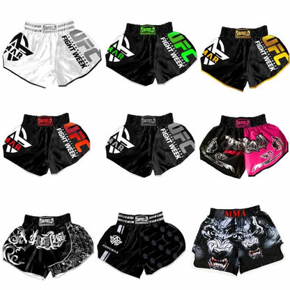 SWERLD Boxing/MMA/UFC Sports Training Fitness Shorts, Size: XXXL(15) - Sports Shorts by SWERLD | Online Shopping South Africa | PMC Jewellery