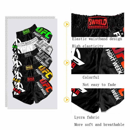 SWERLD Boxing/MMA/UFC Sports Training Fitness Shorts, Size: M(1) - Sports Shorts by SWERLD | Online Shopping South Africa | PMC Jewellery