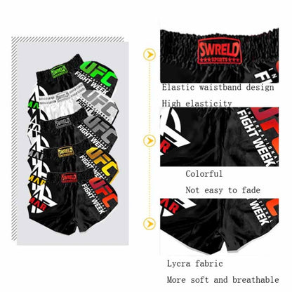 SWERLD Boxing/MMA/UFC Sports Training Fitness Shorts, Size: L(4) - Sports Shorts by SWERLD | Online Shopping South Africa | PMC Jewellery