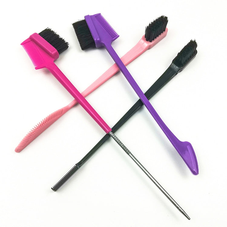 3 PCS Eyebrow Brush Eyelash Comb Set Hairline Comb Eyebrow Trimming Tool(C) - Makeup Brushes by PMC Jewellery | Online Shopping South Africa | PMC Jewellery