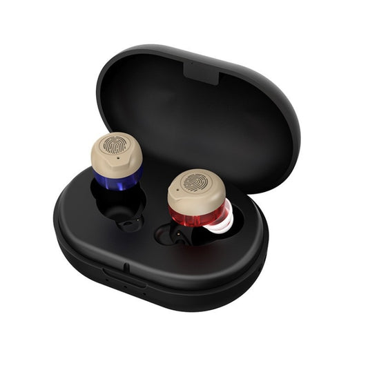 GM-305 Binaural Magnetic Rechargeable Hearing Aid Wireless Elderly Voice Amplifier(Black Red Blue) - Hearing Aids by PMC Jewellery | Online Shopping South Africa | PMC Jewellery