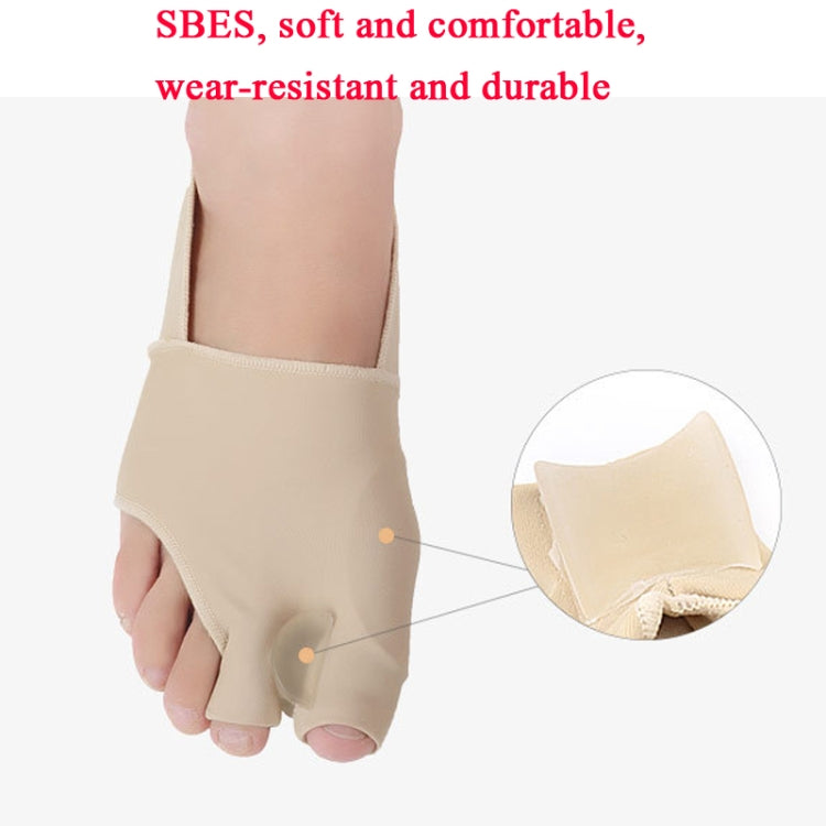 1 Pair Two Toes Split Toe Guard Foot Cover Toe Separation Thumb Varus Correction Foot Cover,Style: Outer Leakage Complexion, Size: L (40-45) - Corrector by PMC Jewellery | Online Shopping South Africa | PMC Jewellery