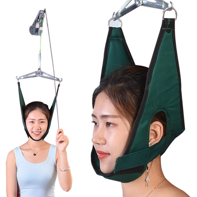 Door-Hanging Cervical Spine Traction Sling Household Cervical Spine Stretcher(Green) - Corrector by PMC Jewellery | Online Shopping South Africa | PMC Jewellery