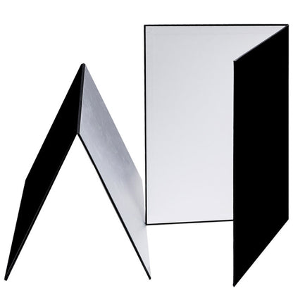 3-in-1 Reflective Board A3 Cardboard Folding Light Diffuser Board (White + Black + Silver) -  by PMC Jewellery | Online Shopping South Africa | PMC Jewellery