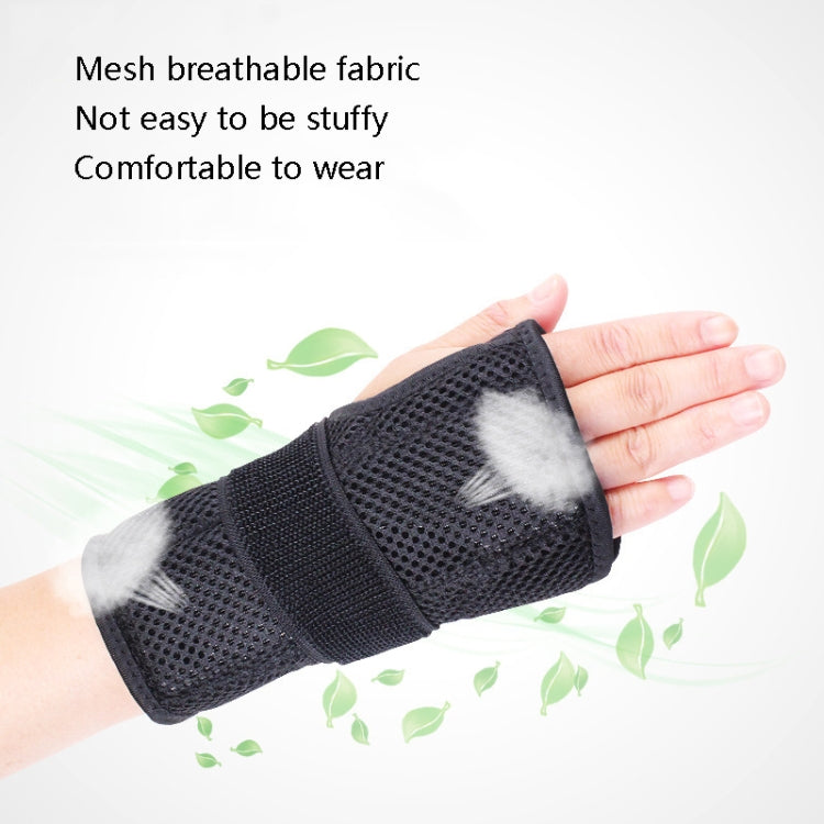 AOLIKES HS-1672 Wrist Joint Fixture Belt Breathable Wrist Sprained Fracture Fixed Sleeve Wrist Steel Strip Splint, Specification: Left Hand+Right Hand  L - Corrector by PMC Jewellery | Online Shopping South Africa | PMC Jewellery