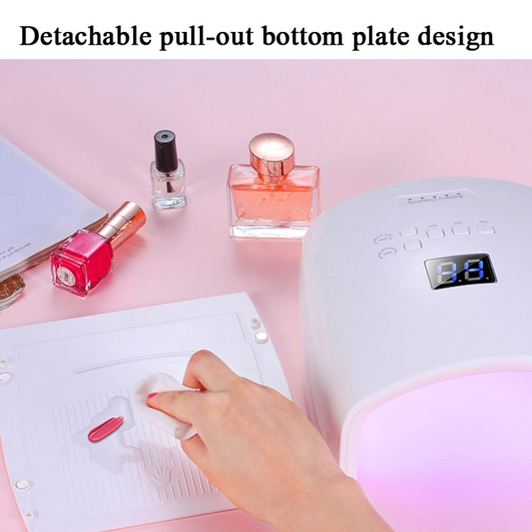 S10 48W Nail Lamp Wireless Phototherapy Lamp Rechargeable Nail Phototherapy Machine,US Plug - Nail Dryers by PMC Jewellery | Online Shopping South Africa | PMC Jewellery