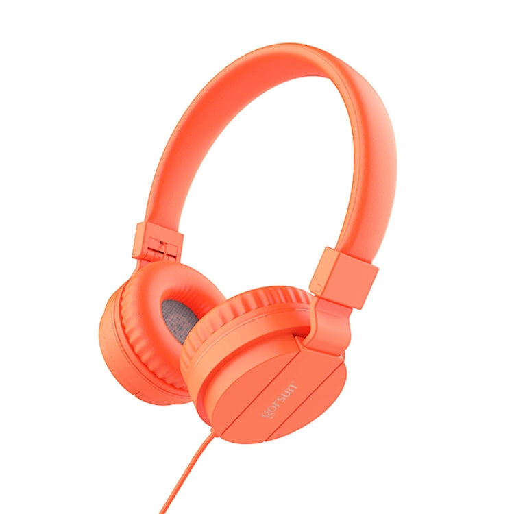 Gorsun GS-778 Mobile Phone Music Headset Wired Laptop Children Headphones(Orange) - Headset & Headphone by PMC Jewellery | Online Shopping South Africa | PMC Jewellery