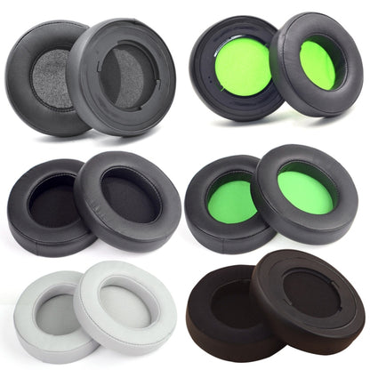 2 PCS Headset Sponge Case For Razer BlackShark V2/V2X/V2SE, Colour: Round(Black) - Earmuff & Pad by PMC Jewellery | Online Shopping South Africa | PMC Jewellery