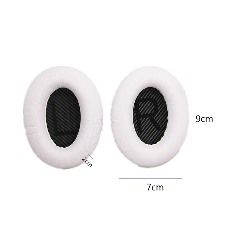 2 PCS Headset Sponge Cover For BOSE QC15 / QC3 / QC2 / QC25 / AE2 / AE2i(Coffee  + Black LR) - Earmuff & Pad by PMC Jewellery | Online Shopping South Africa | PMC Jewellery